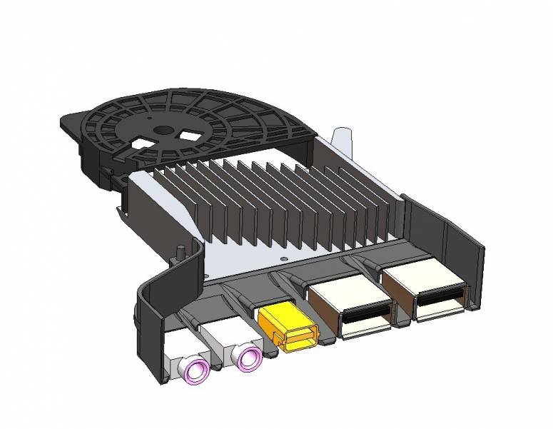 Enclosure design – Mechanical development - Enclosure design – Heat spreader with air guides - 2